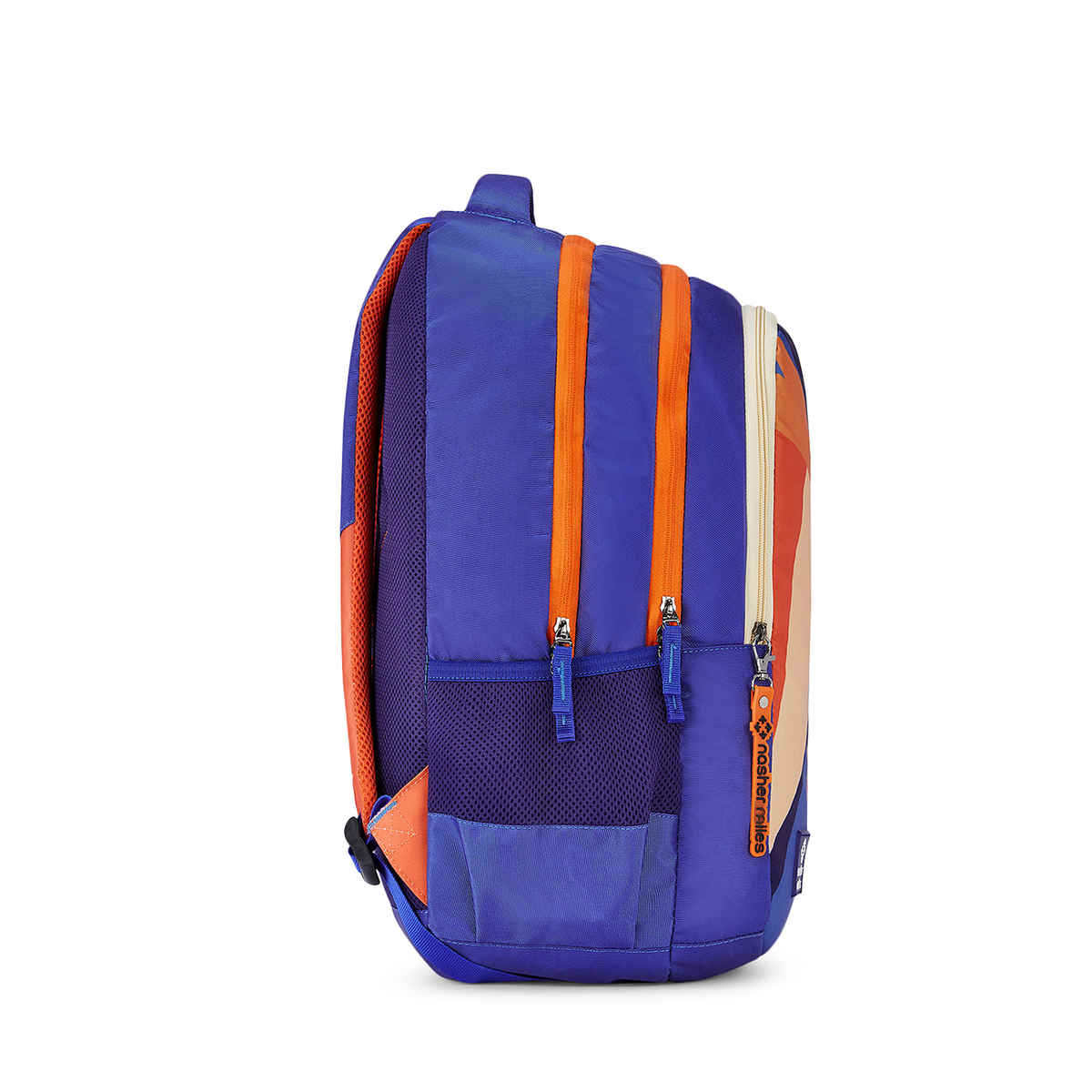 Nasher Miles Modern Polyester Laptop Backpack with Raincover & Front Organiser | Blue - 45 L