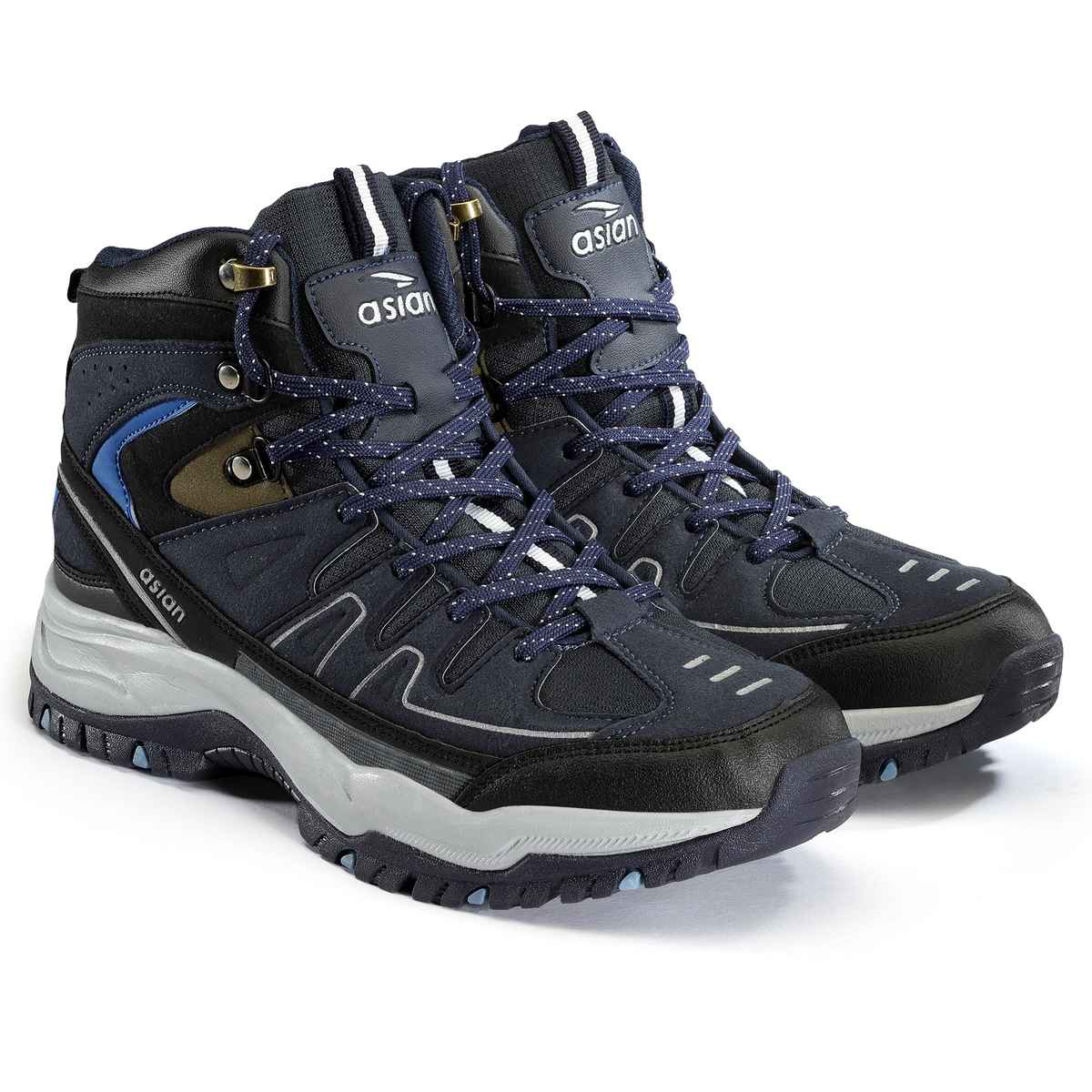 Asian Everest-22 Trekking Shoes For Men Navy | UK-10