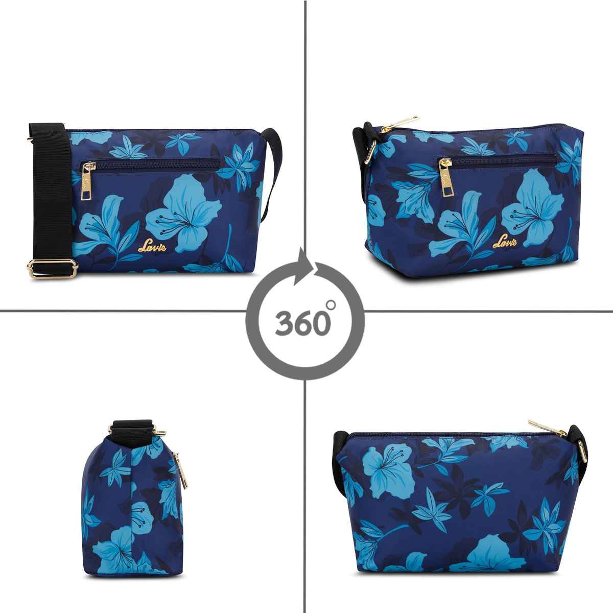 Lavie Women's Trixie Floral Cross Body Sling Bag | Ladies Purse Handbag