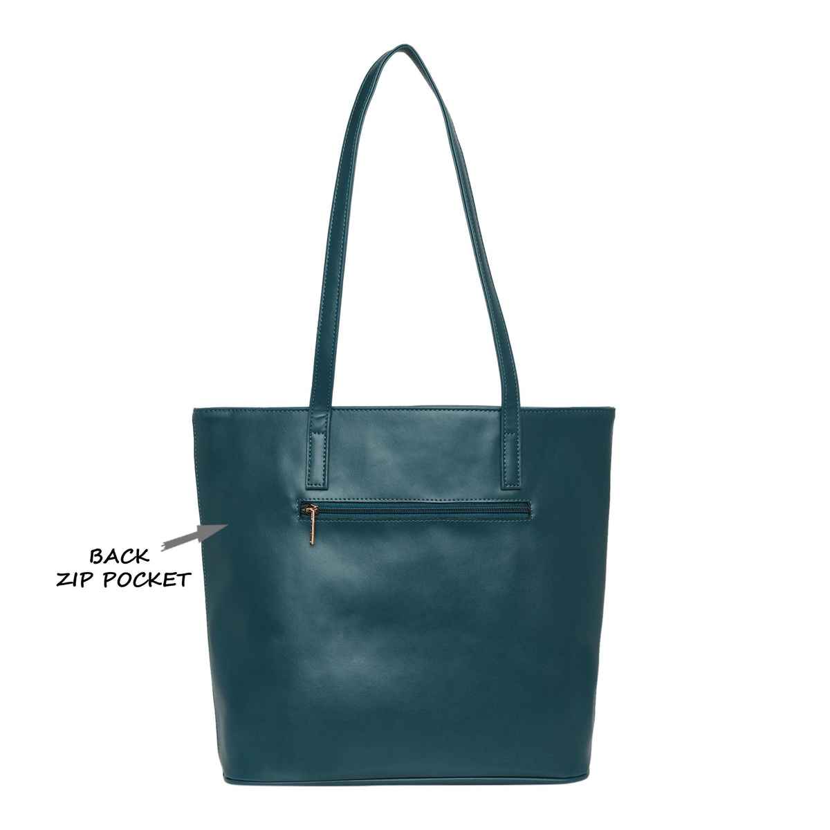 Lavie Women's Croc Pavo Tote Handbag | Tote Bag For Work | Ladies purse | Shoulder Bag | Green