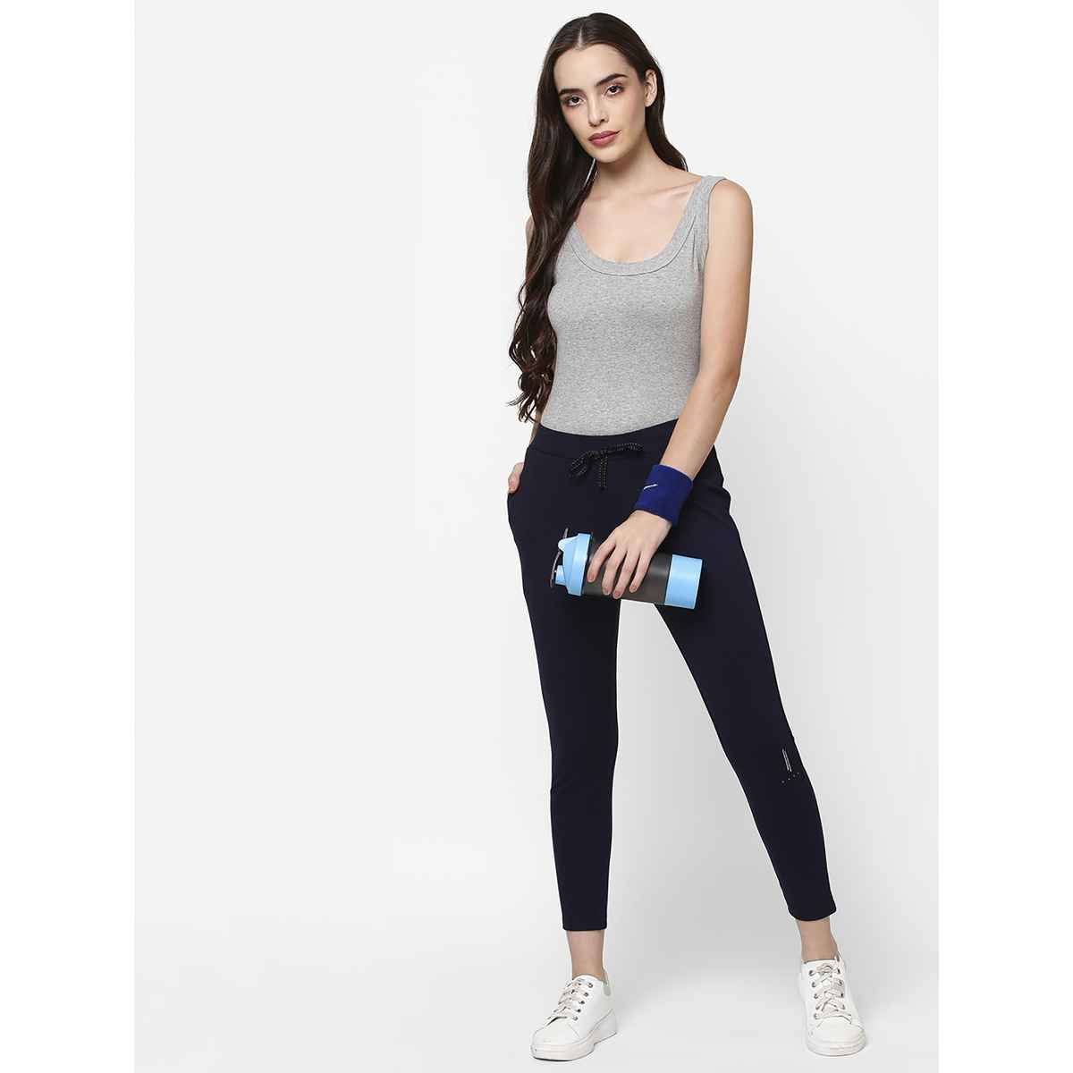 Sweet Dreams Women Solid Tights | Navy | XL