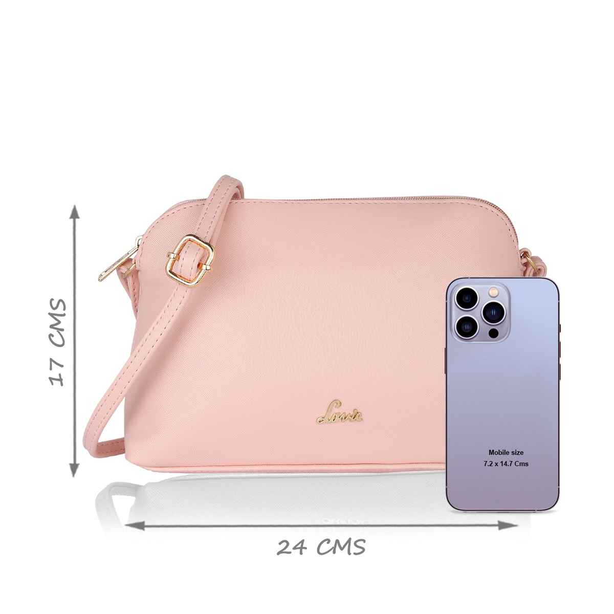 Lavie Women's Archer PU Sling Bag | Premium Saffiano Texture