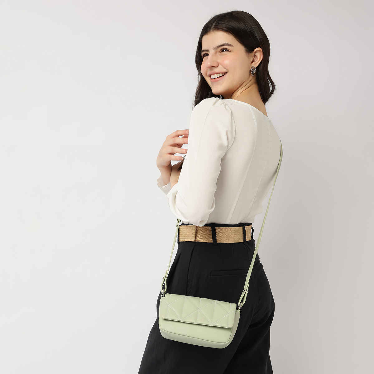 Fastrack Bags Cloud Quilt Sling Bag