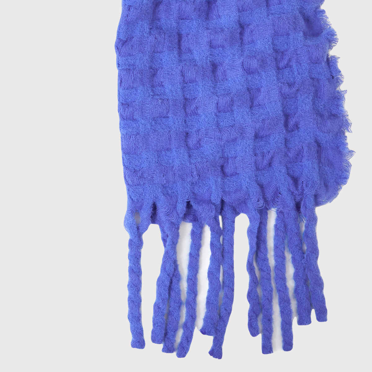 Accessorize London Women's Textured Blanket Scarf | Blue