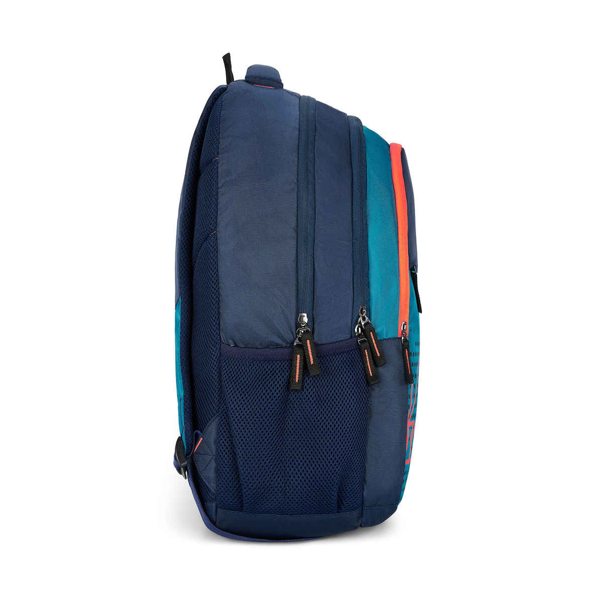 Nasher Miles Pulse Backpack- Unisex- 3 Compartment Casual College Bag- Cyan - 45L