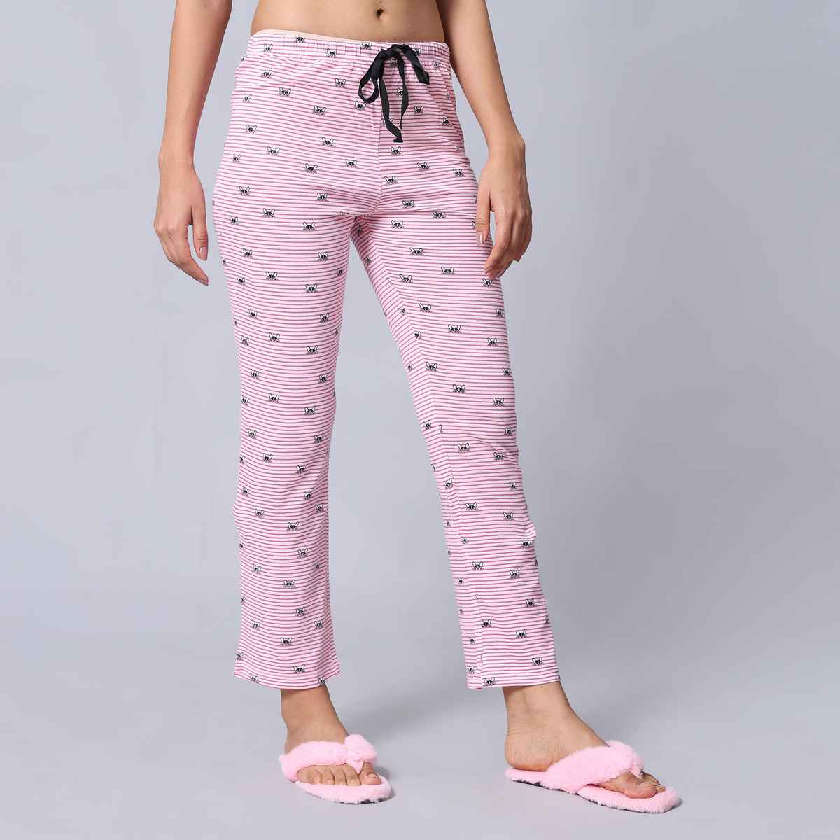 Evolove Women's Pajama Pink NPJKN1091PK-L