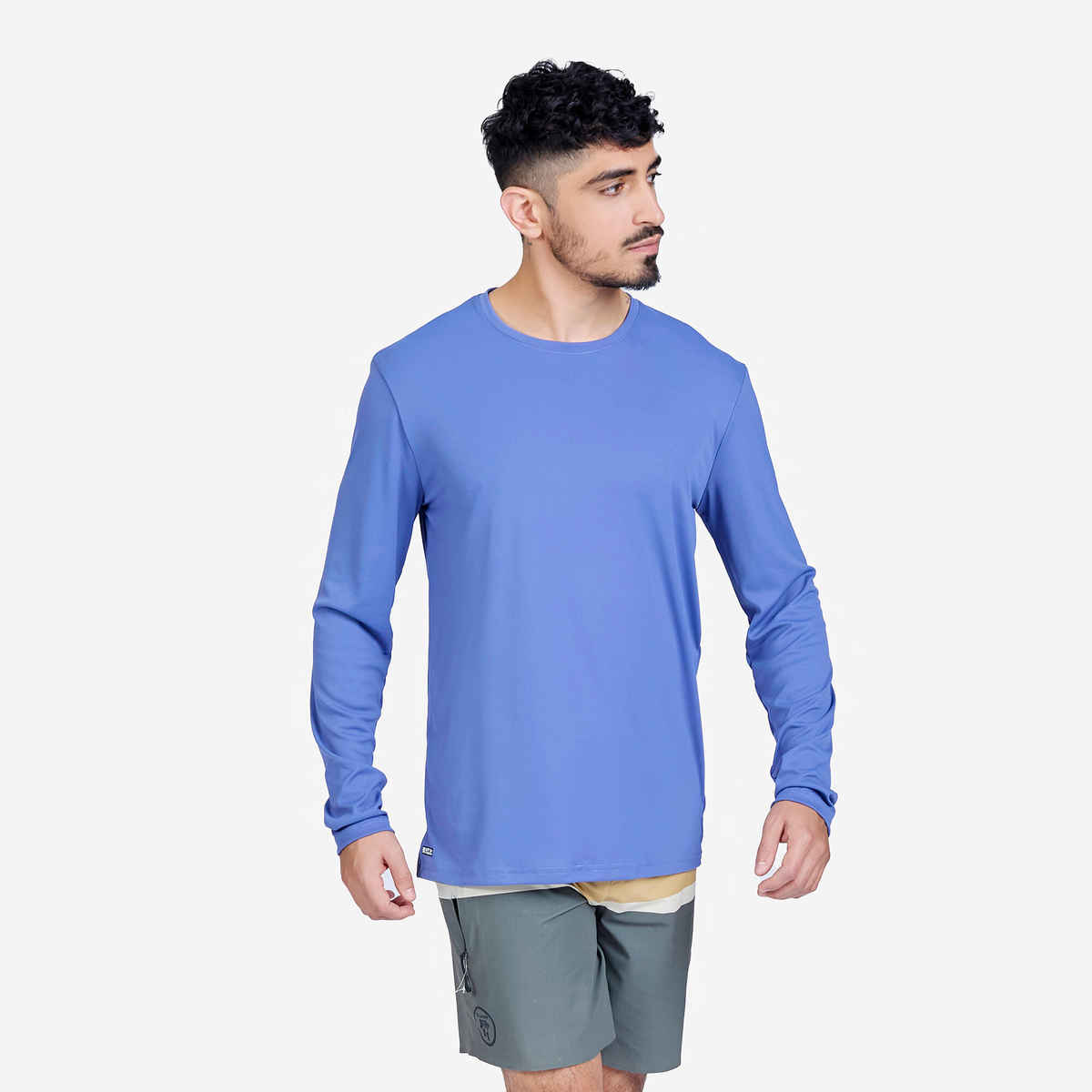 Decathlon UV Protection Long sleeve Surfing T-shirt | Blue - S