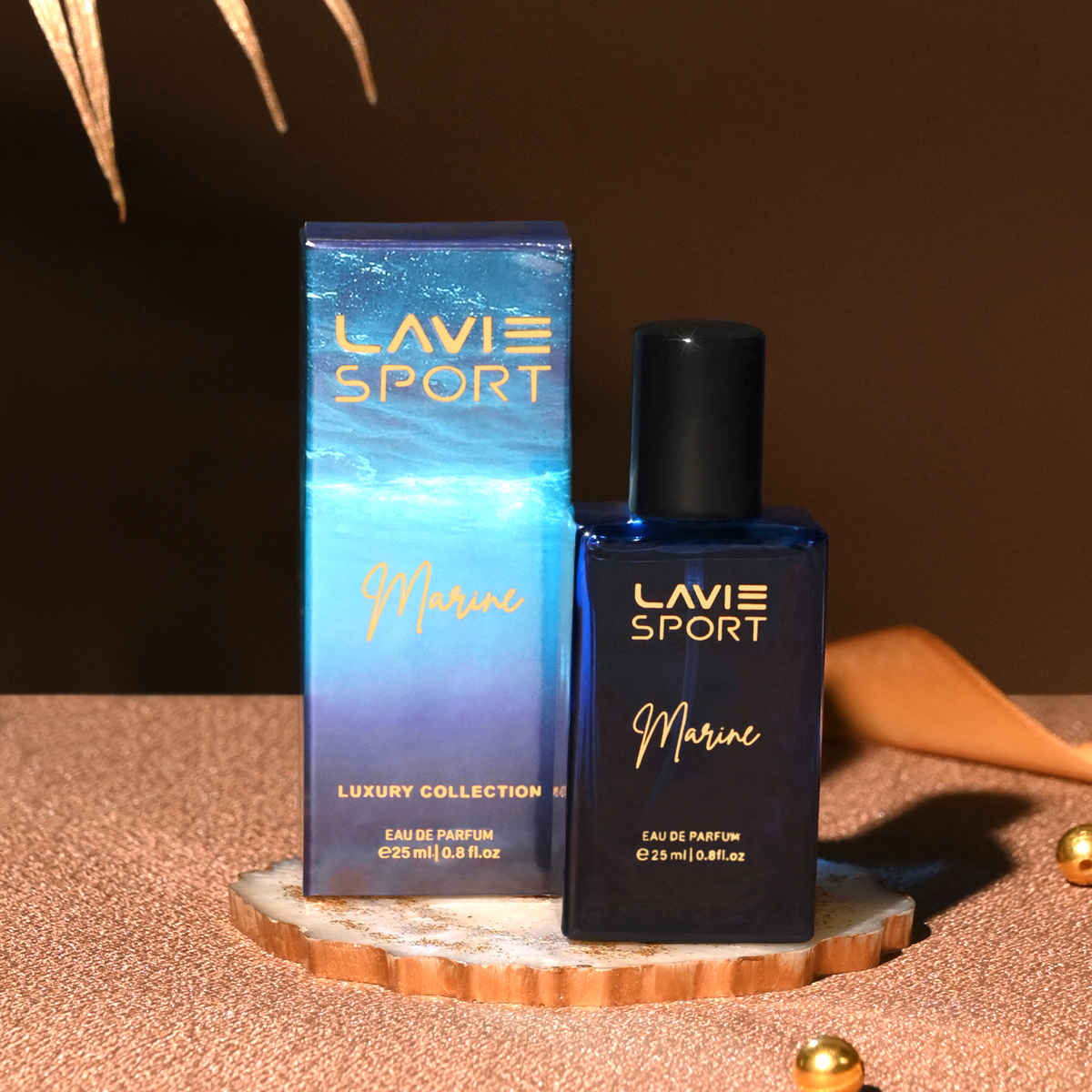 Lavie Men's Wallet with Two Premium Perfume Gift Set Box