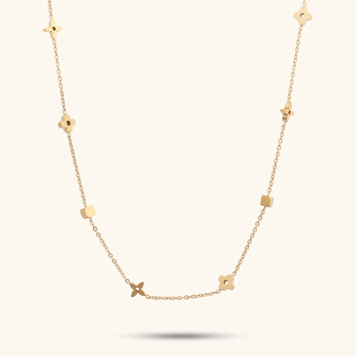 ZAISHA 18K Gold Plated Minimal Mixi Necklace | Birthday | Anniversary | Valentines gift