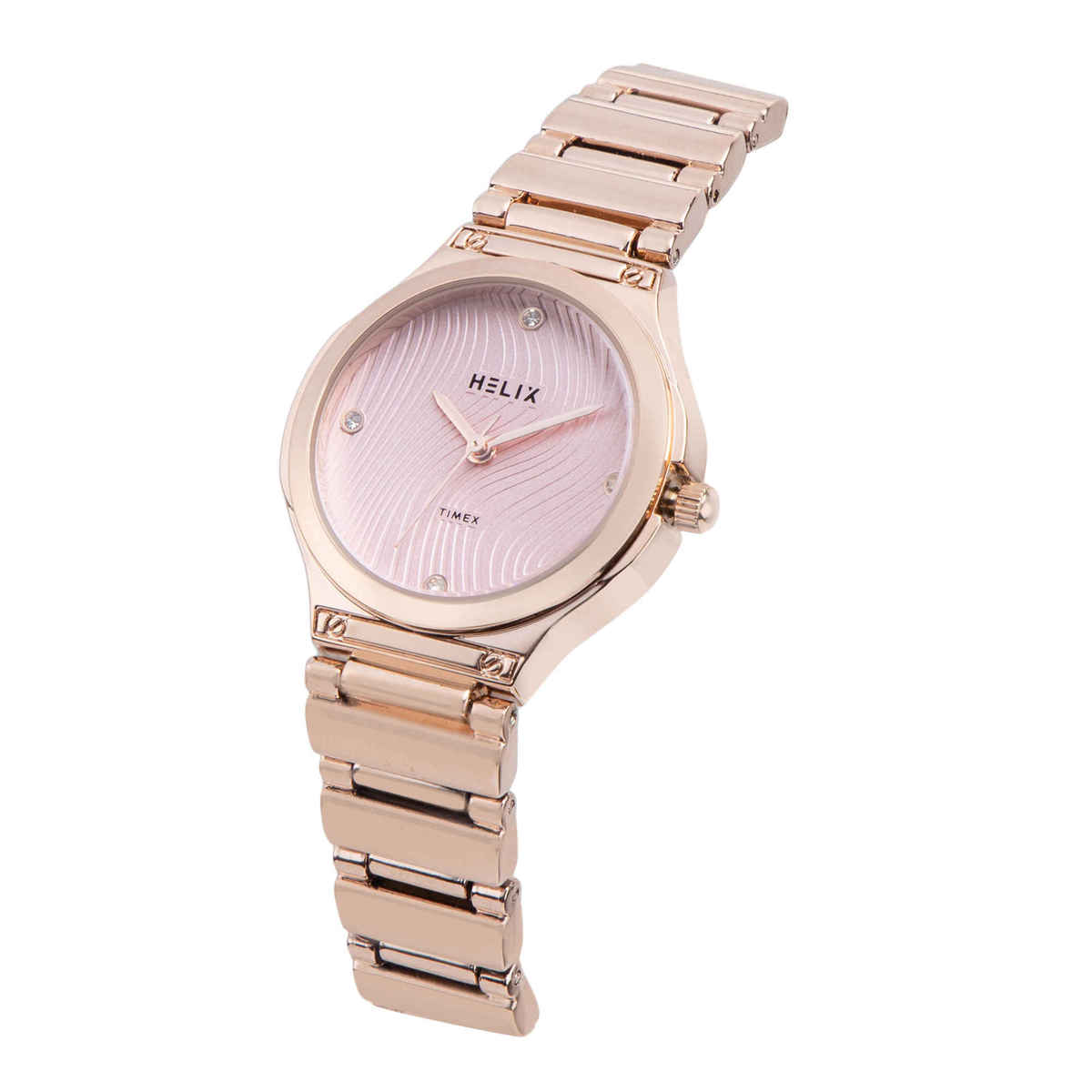 HELIX By Timex Round Dial Analog Women Watch | TW066HL01T | Pink