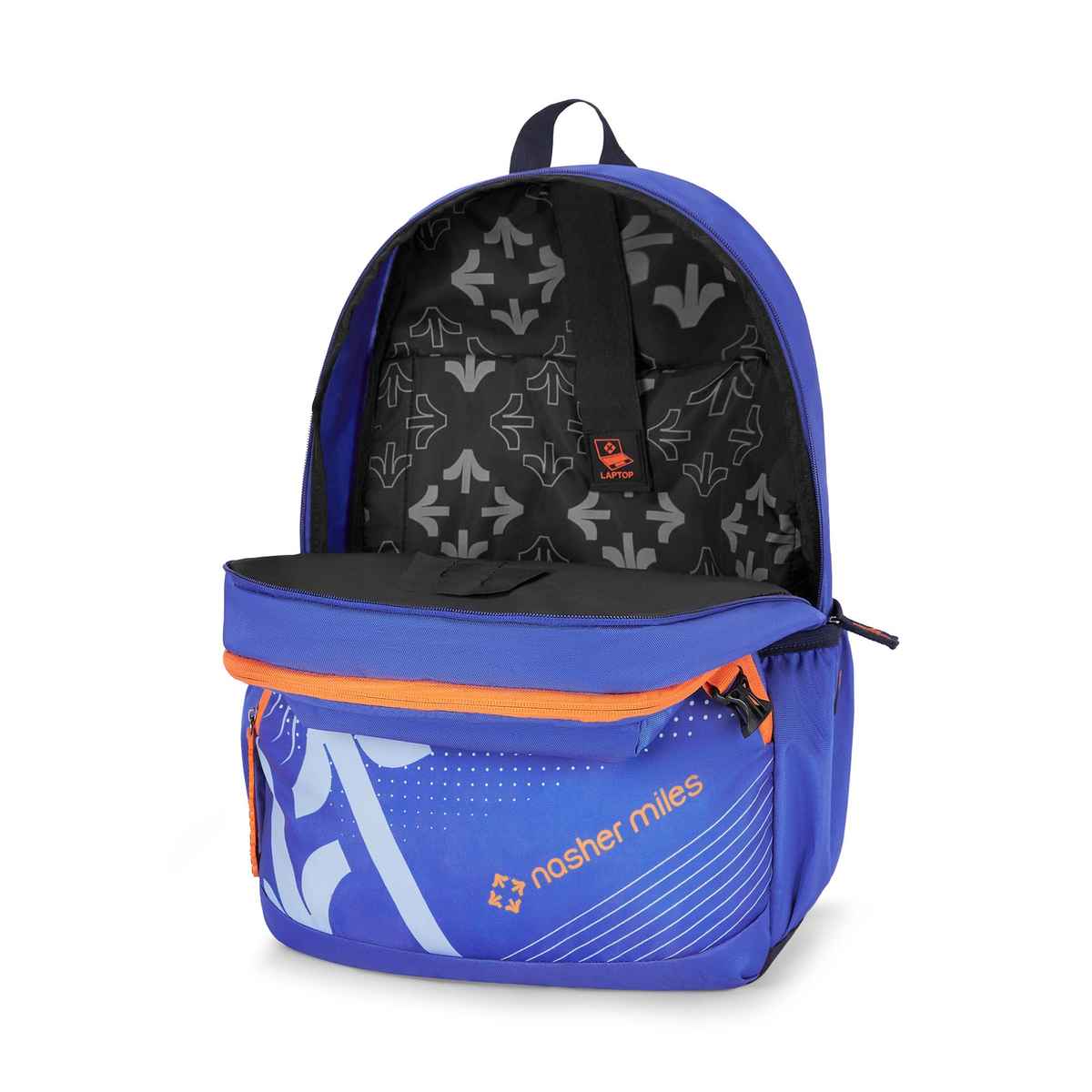 Nasher Miles Engineering Polyester Laptop Backpack with Rain cover | Blue - 36 L