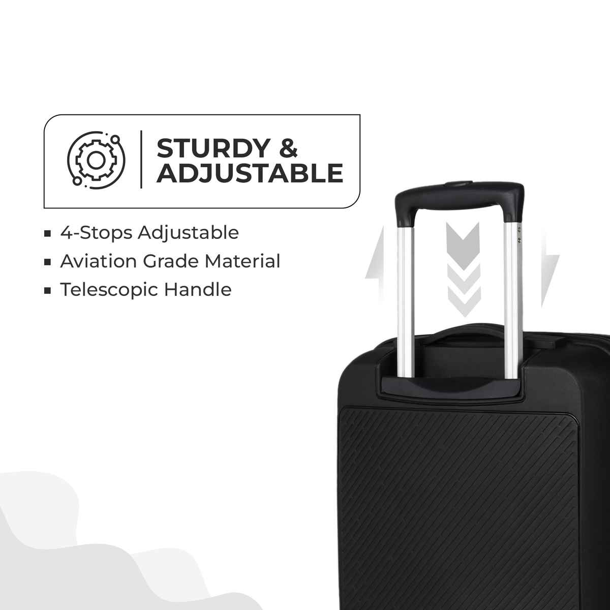 Acepack Comet Trolley Bag | 20 S | Black