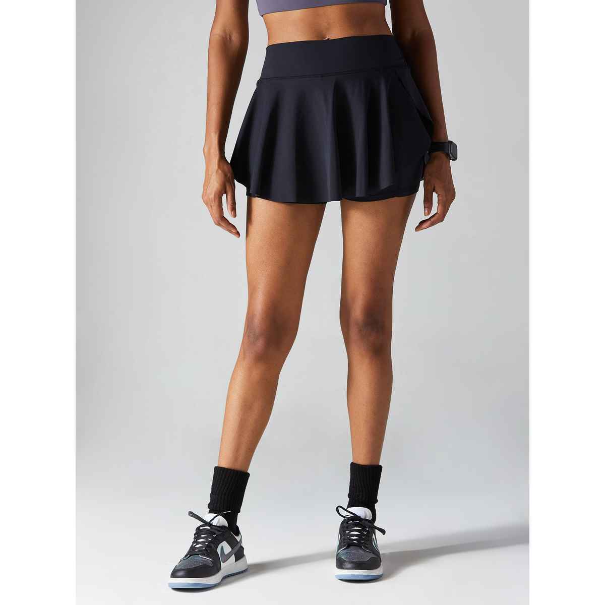Cava Women's Tennis Skorts Swirl | Black - L
