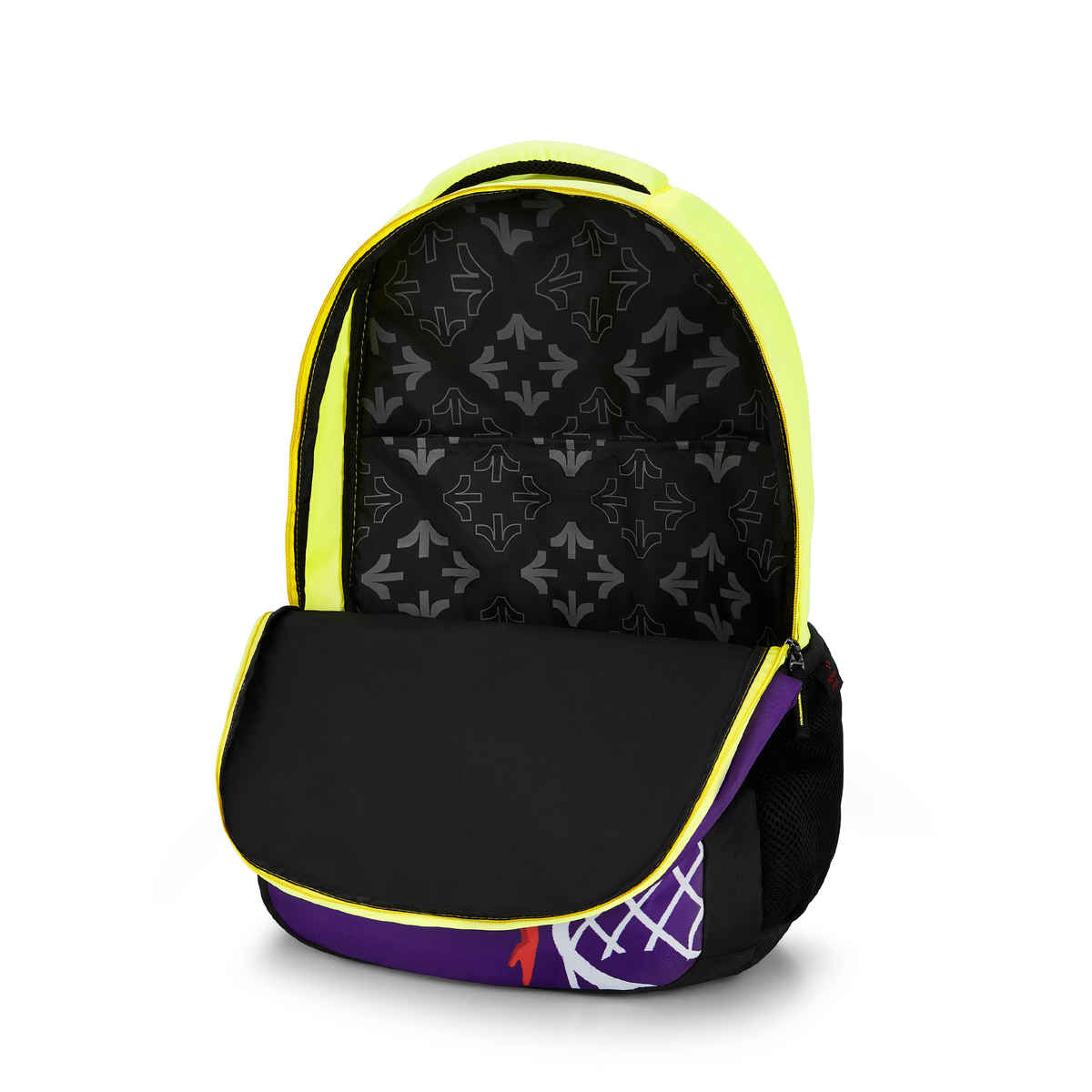 Nasher Miles Basketball Backpack- Unisex-3 Compartment College Bag And School- Purple- 45L
