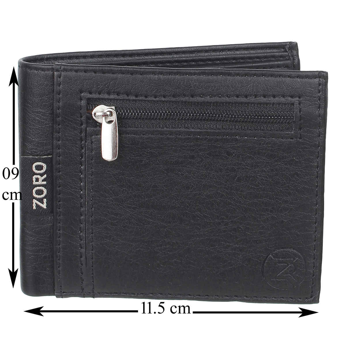 ZORO Men's Vegan Leather Belt & Wallet Combo | Fits up to 40 Waist