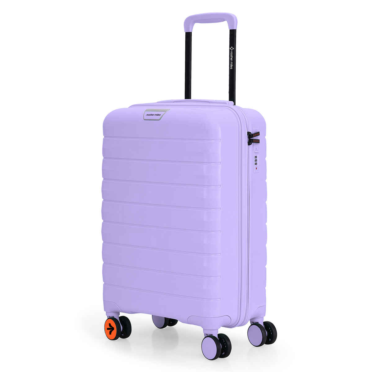 Nasher Miles Vienna Cabin Hard Sided Polypropylene 20 Inch|55 cm Trolley Bag - Purple