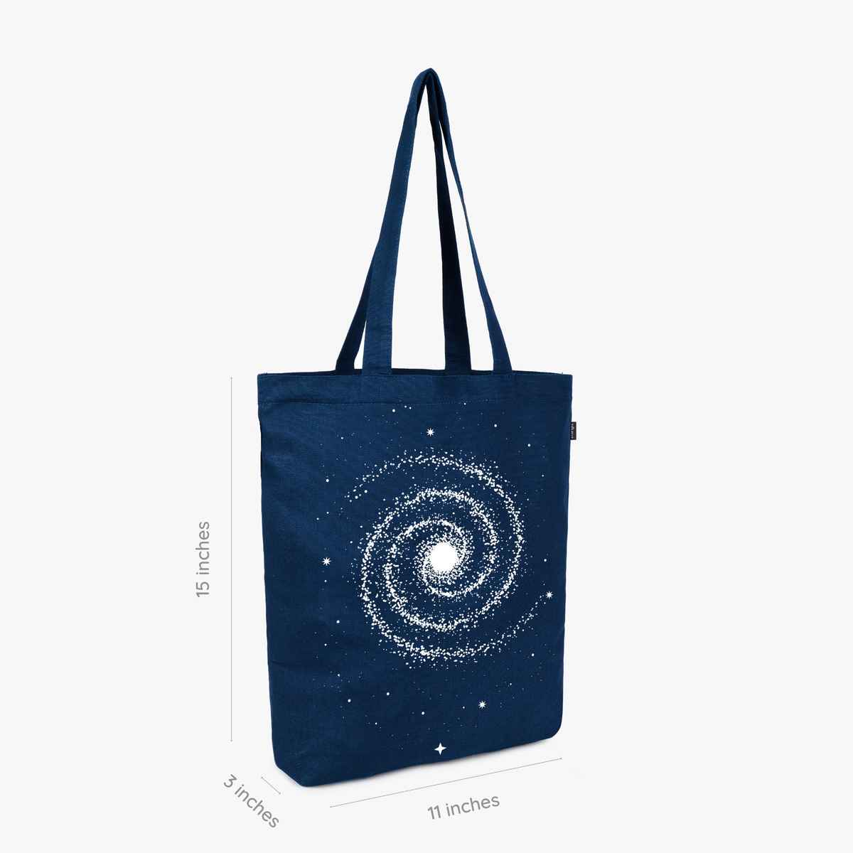 Ecoright Unisex Cotton 10 L Double Handle Tote Bag | Blue - Free Size