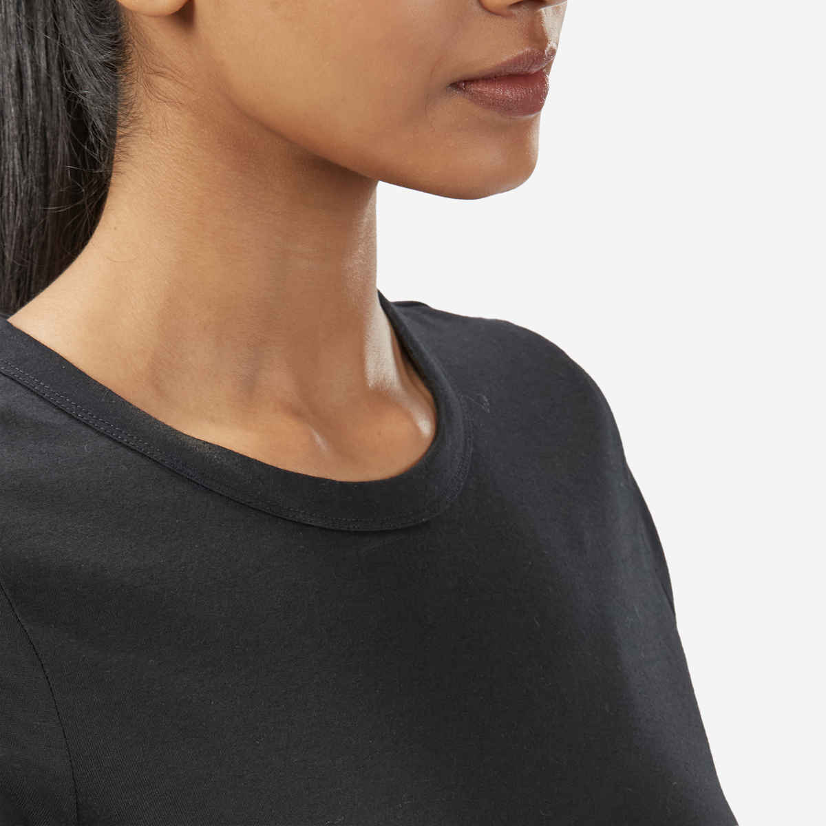 Decathlon Nyamba Women's Fitness T-shirt | Black | XL