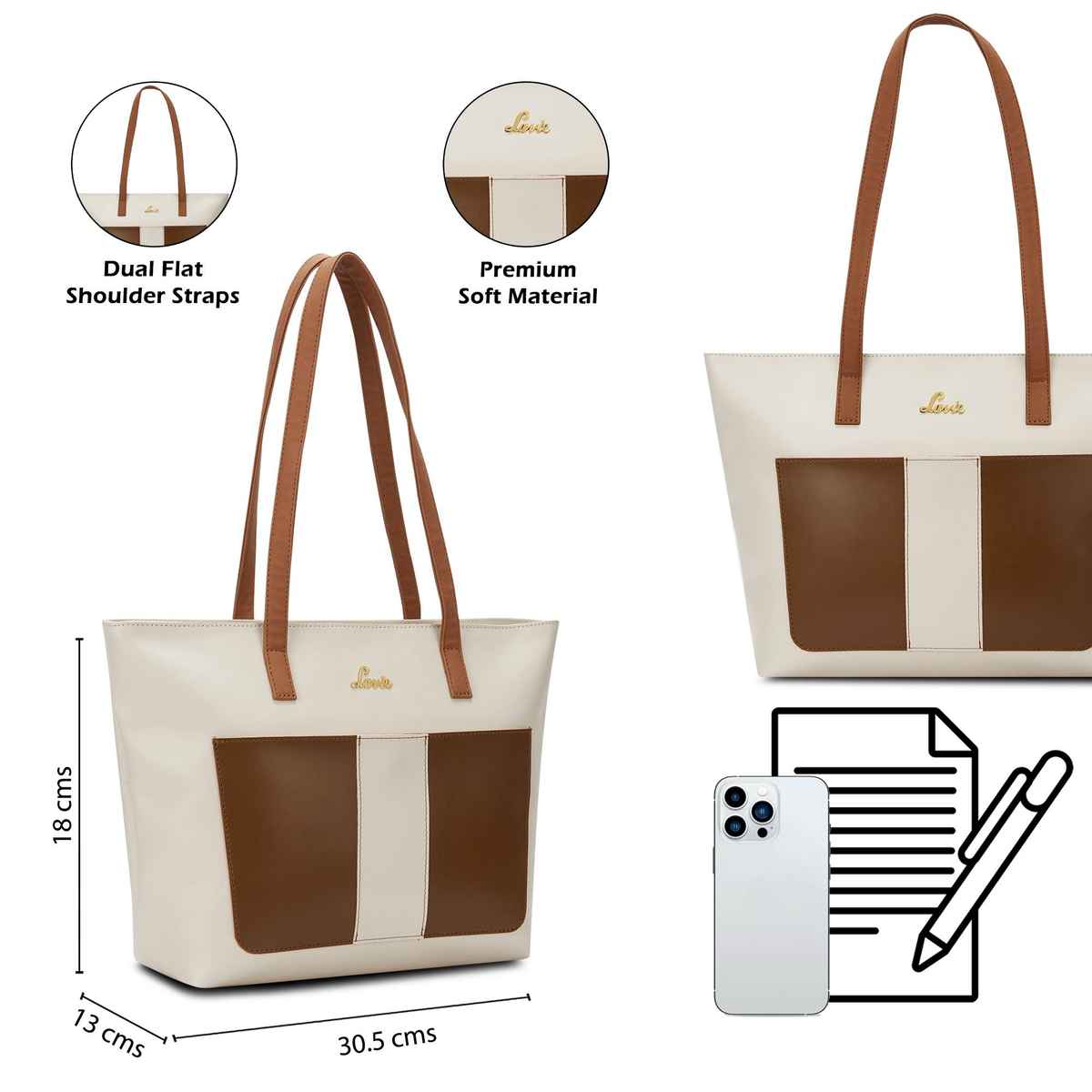 Lavie Women's Adelia Colourblock Tote Handbag | Ladies purse | Shoulder Bag