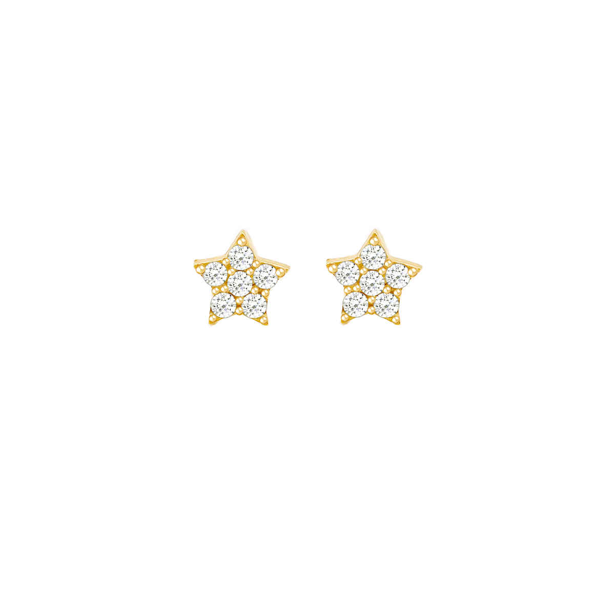 GIVA Golden Star Constellation Studs