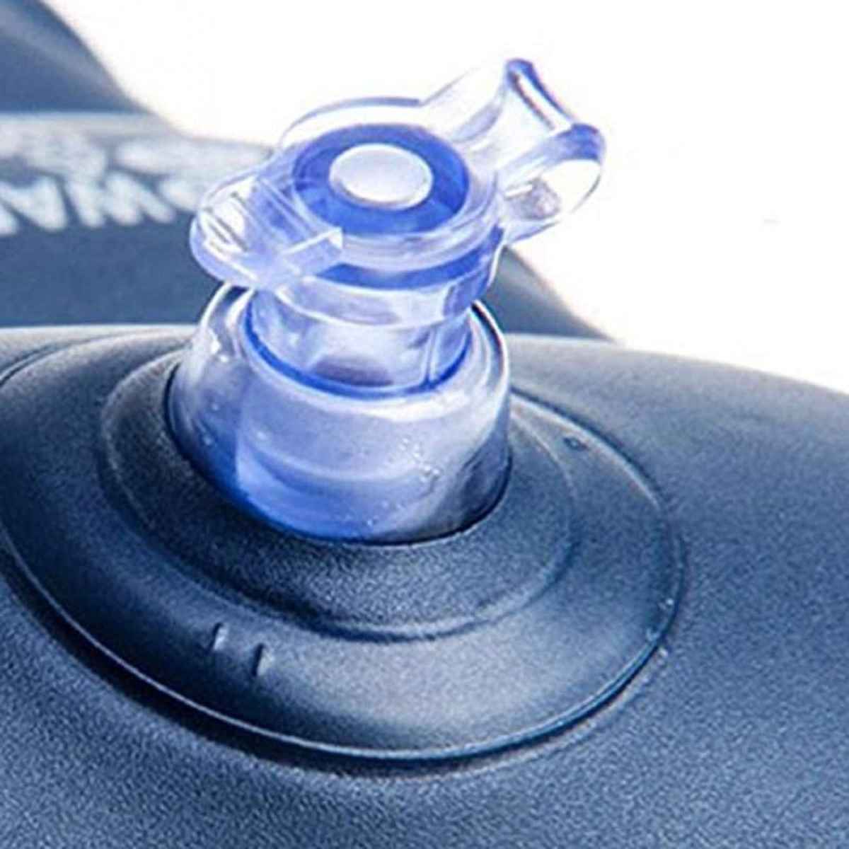 Se7en Solid Velvet Travel Pillow | Dark Blue - Free Size