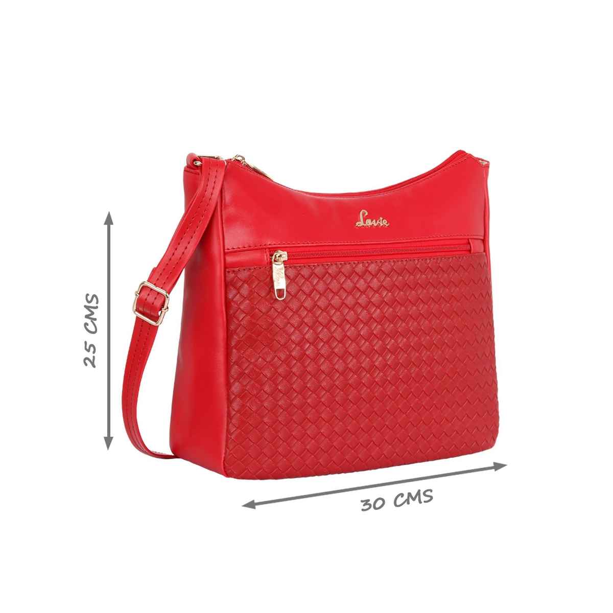 Lavie Women's Moritz Woven Sling Bag | Red