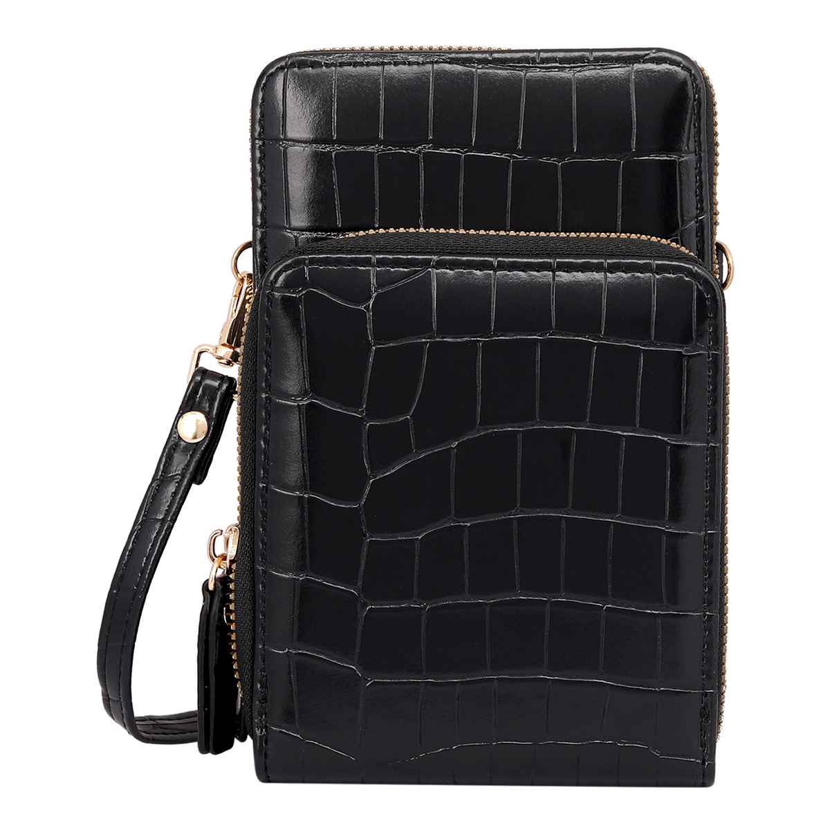 Lino Perros Women's Structured Sling Bag | Black