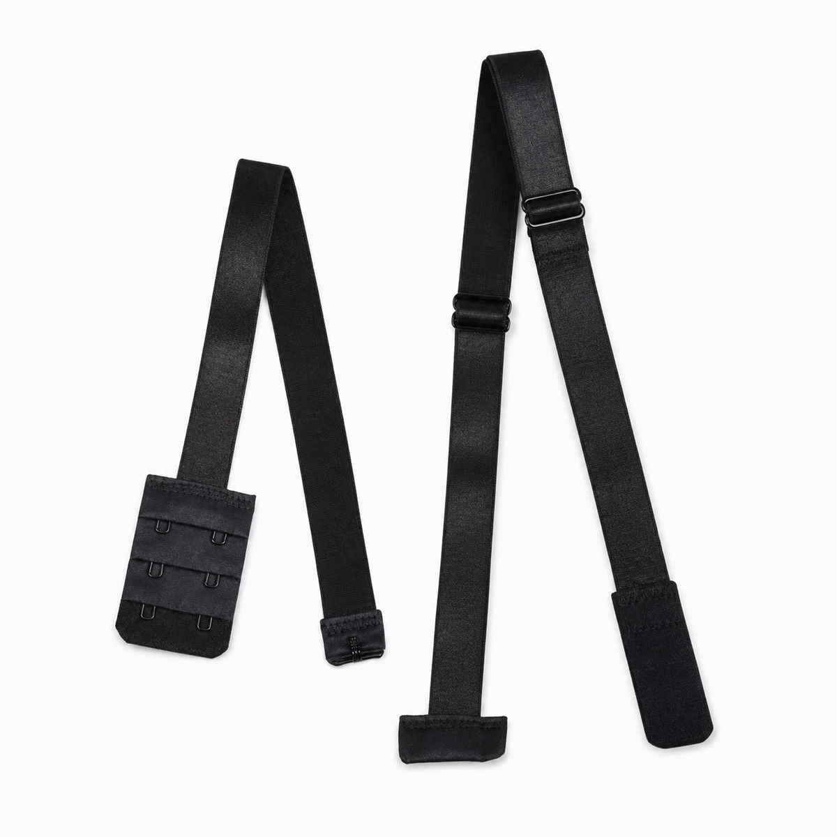Secrets By ZeroKaata Women's Adjustable Bra Converter | 2-Hook Bra Extender | Black | Free Size