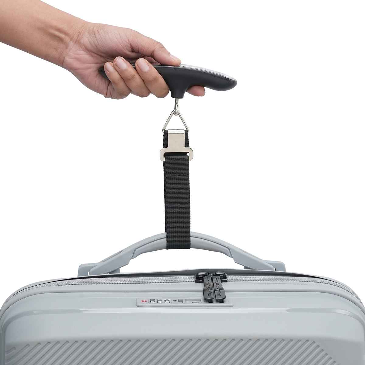 Nasher Miles Digital Electronic Luggage Weighing Scale for Travel- Bags 50 kg Capacity- Black