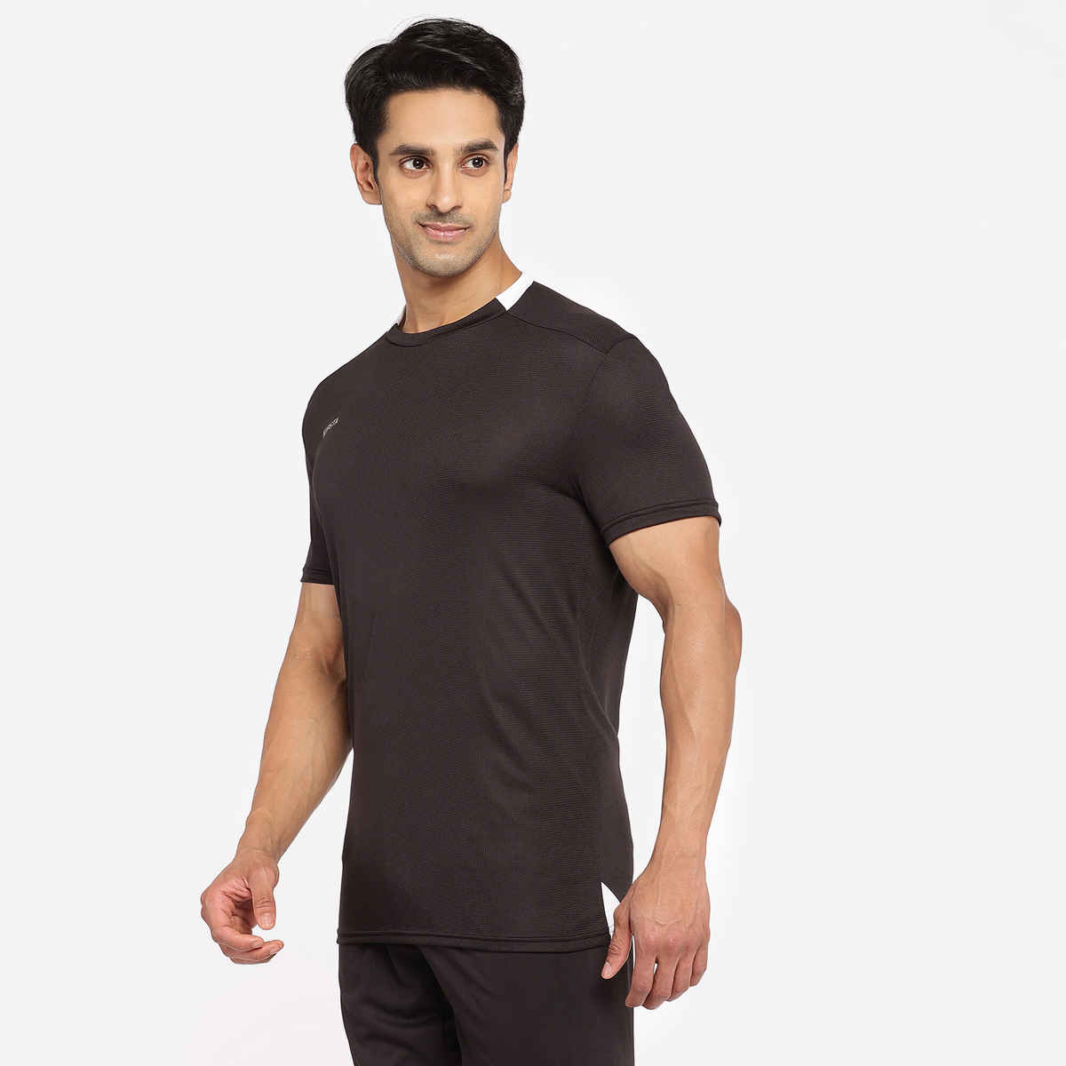 Decathlon | Kipsta Unisex Football T-Shirts | Black - S