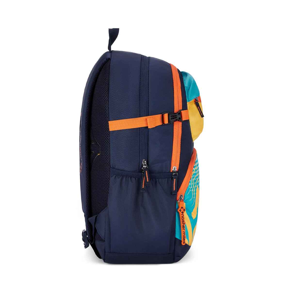 Nasher Miles Engineering Polyester Laptop Backpack with Rain cover | Yellow - 36 L