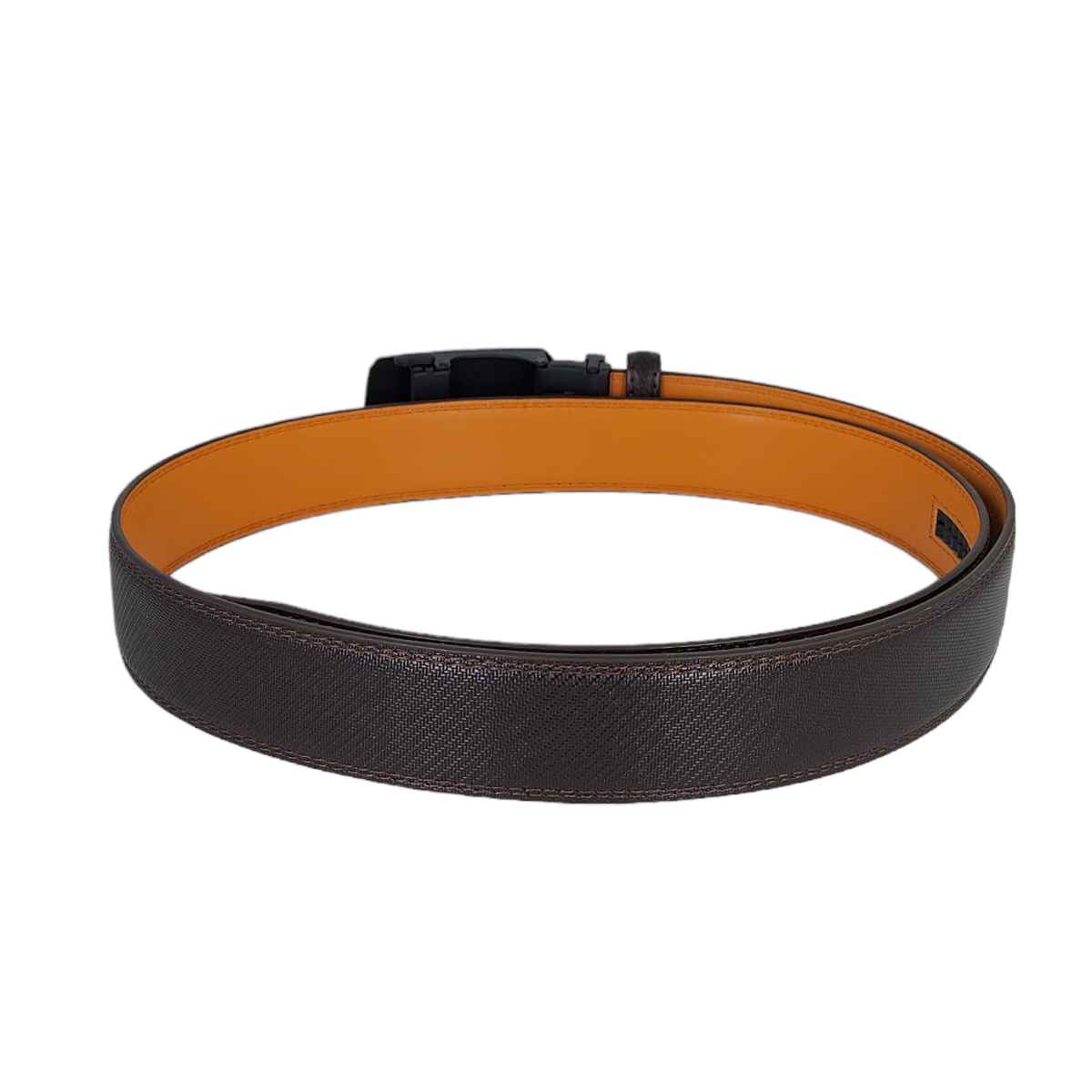 Zoro United Men's Solid Vegan Leather Belt | Black - One Size