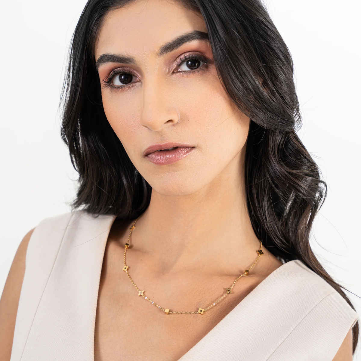 ZAISHA 18K Gold Plated Minimal Mixi Necklace | Birthday | Anniversary | Valentines gift