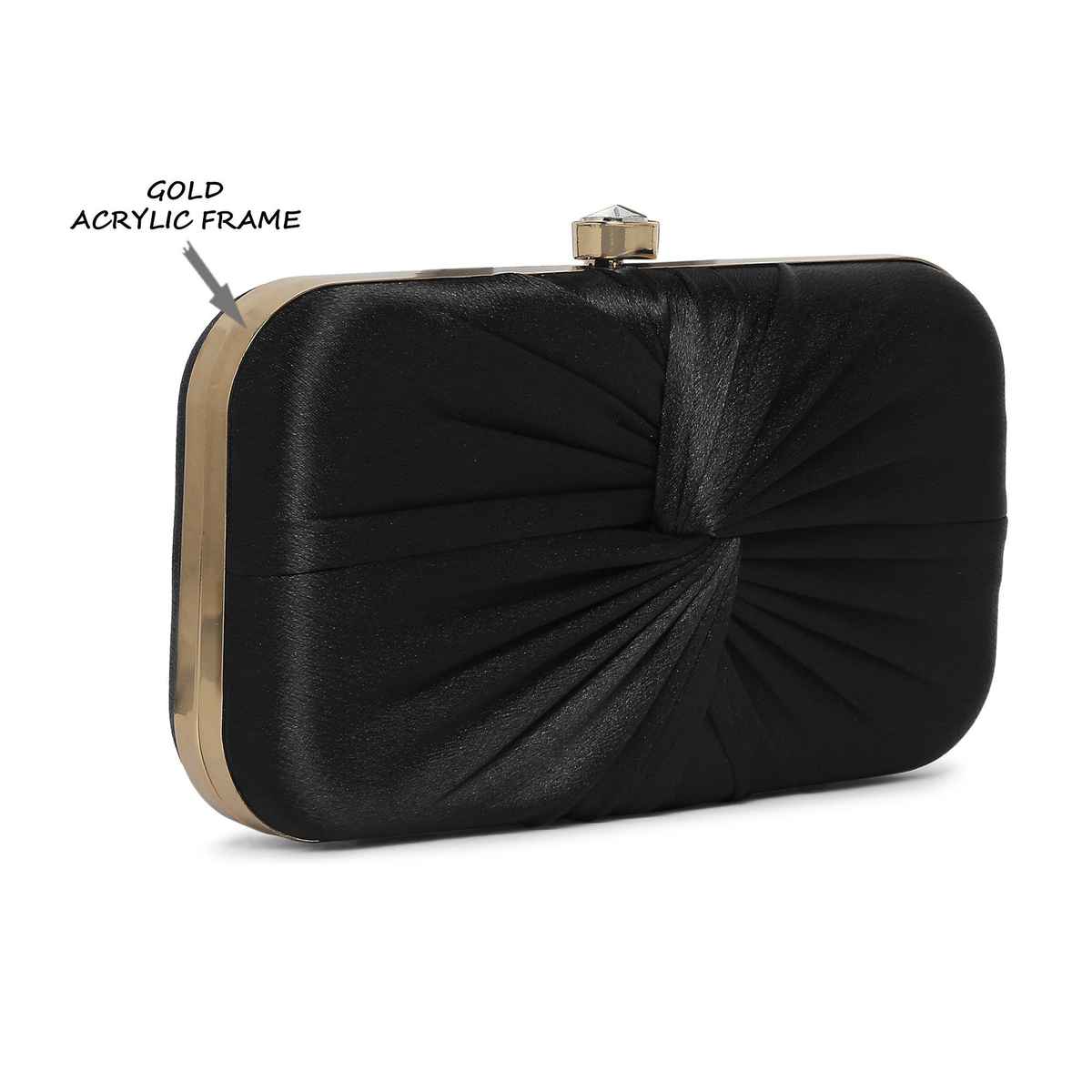 Lavie Women's Cheer Framed Clutch | Ladies Purse | Black
