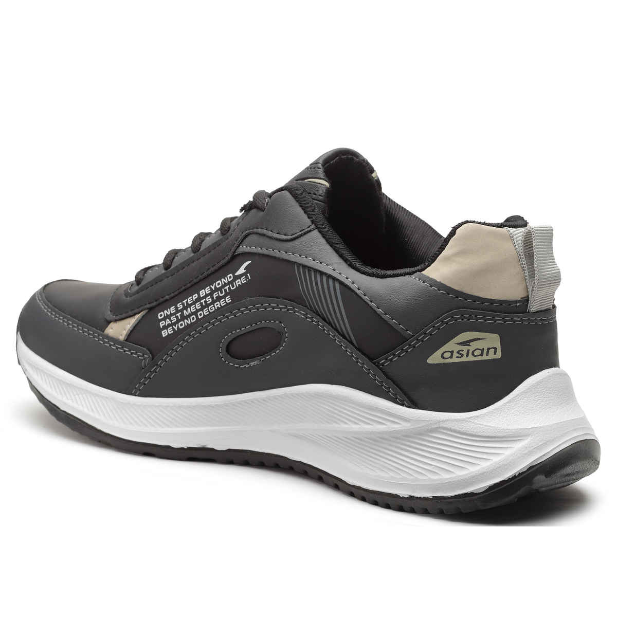 Asian Men's Lace up Sports Shoes | WATERPROOF-17 | Grey | UK 6