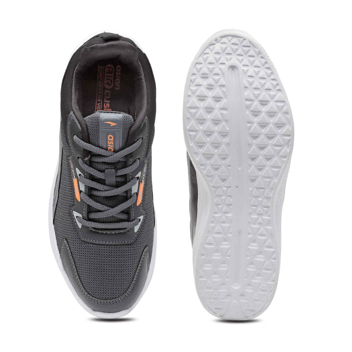 Asian Men's Lace up Sports Shoes | THAR-13 | Grey | UK 7