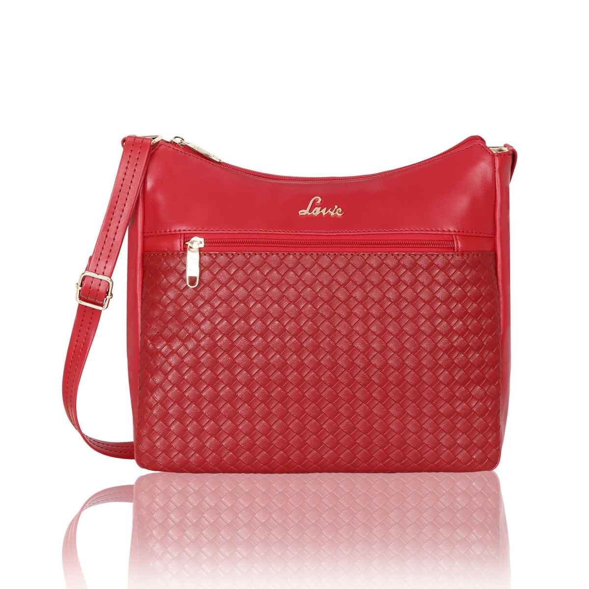 Lavie Women's Moritz Woven Sling Bag | Red
