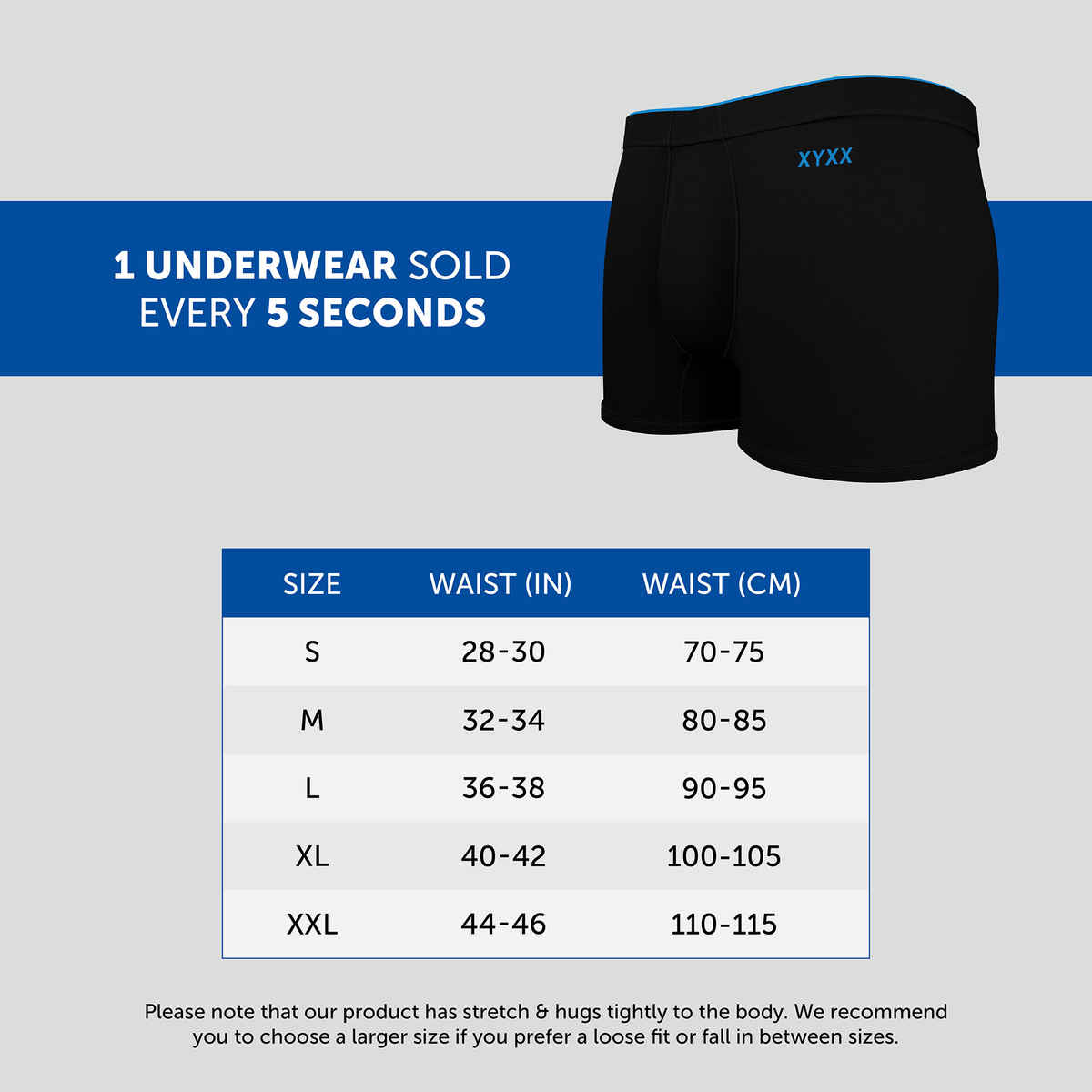 XYXX Men's Uno Modal Solid Trunks Pack of 2, Multicolor | XL