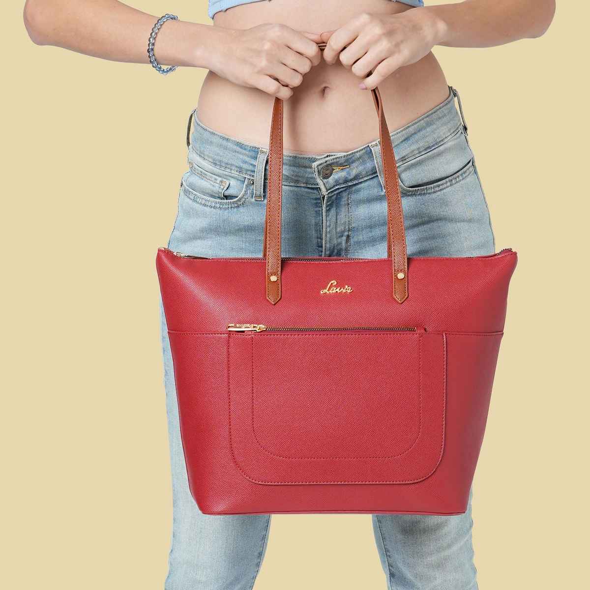 Lavie Women's Hilite Lily Tote | Maroon