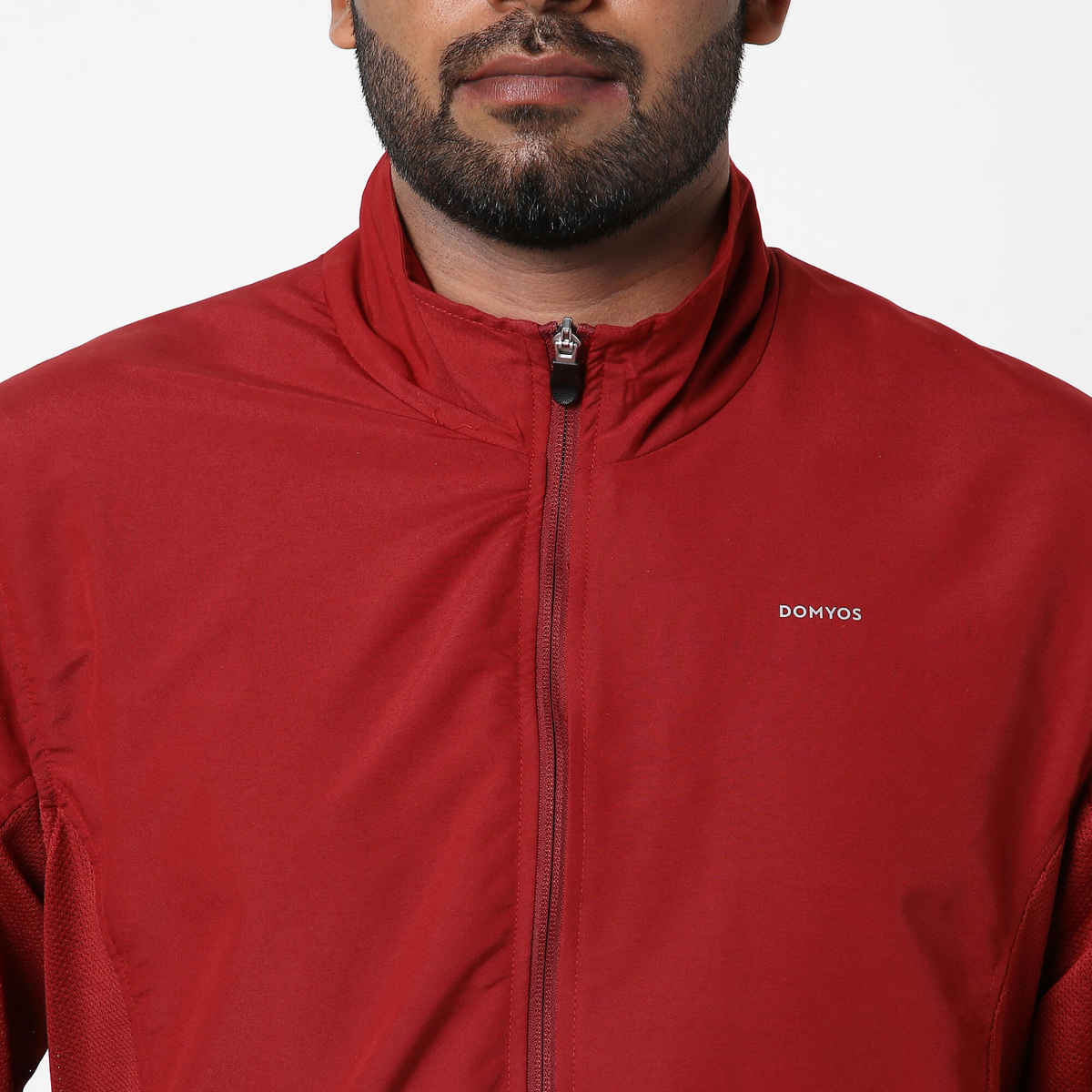 Domyos By Decathlon Men's Fitness Tracksuit Jacket | Red - 2XL