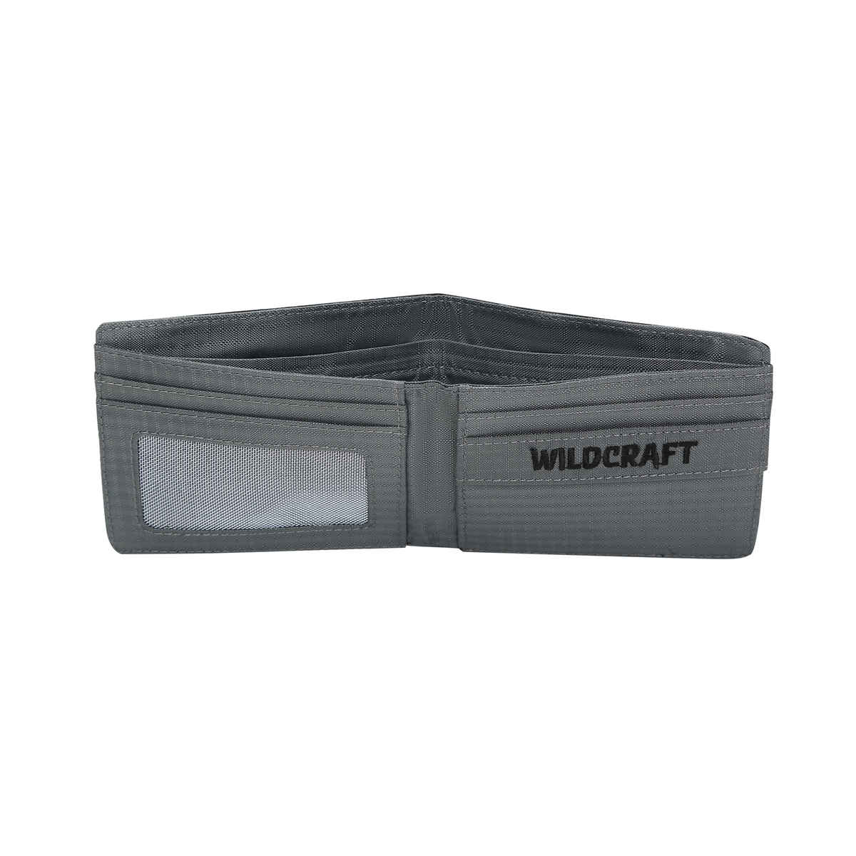 Wildcraft Unisex Logo Leather Bi-Fold Wallet | Black - Free Size