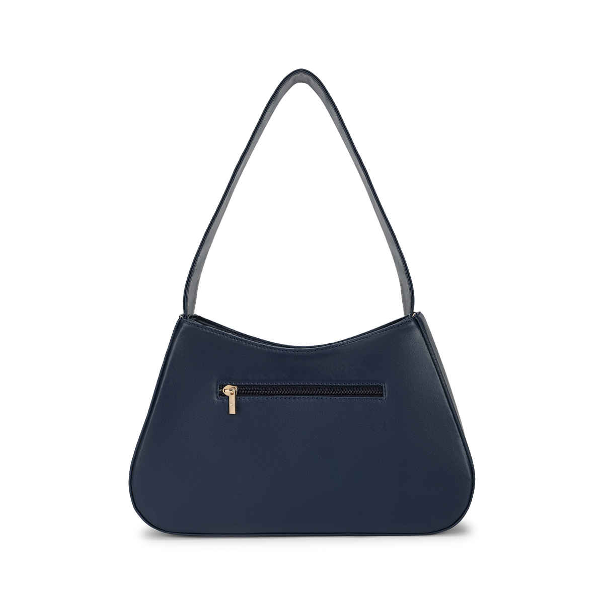 Fastrack Solid Baguette Shoulder Bag for Women | Navy