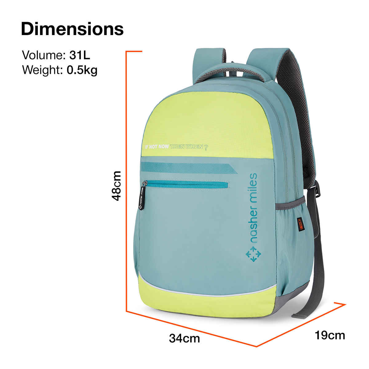 Nasher Miles Backpack for Unisex | Laptop Backpack | Casual History | Green - 31L