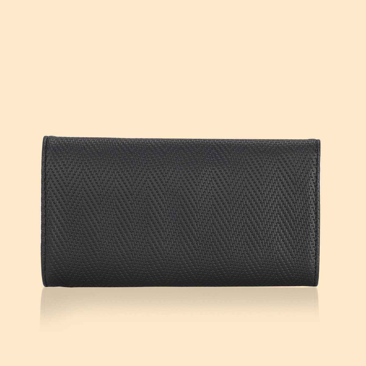 Lavie Women's Large 3 Fold Wallet | Black