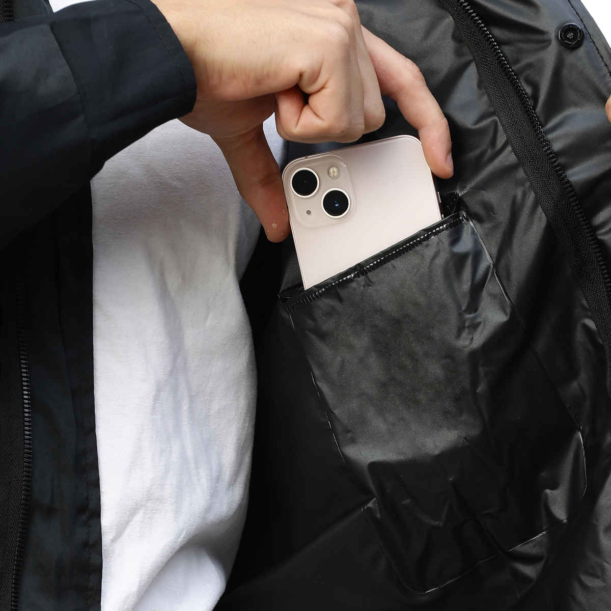 Citizen Men Raincoat Reversible Series | CRRE01 | Black | XXL