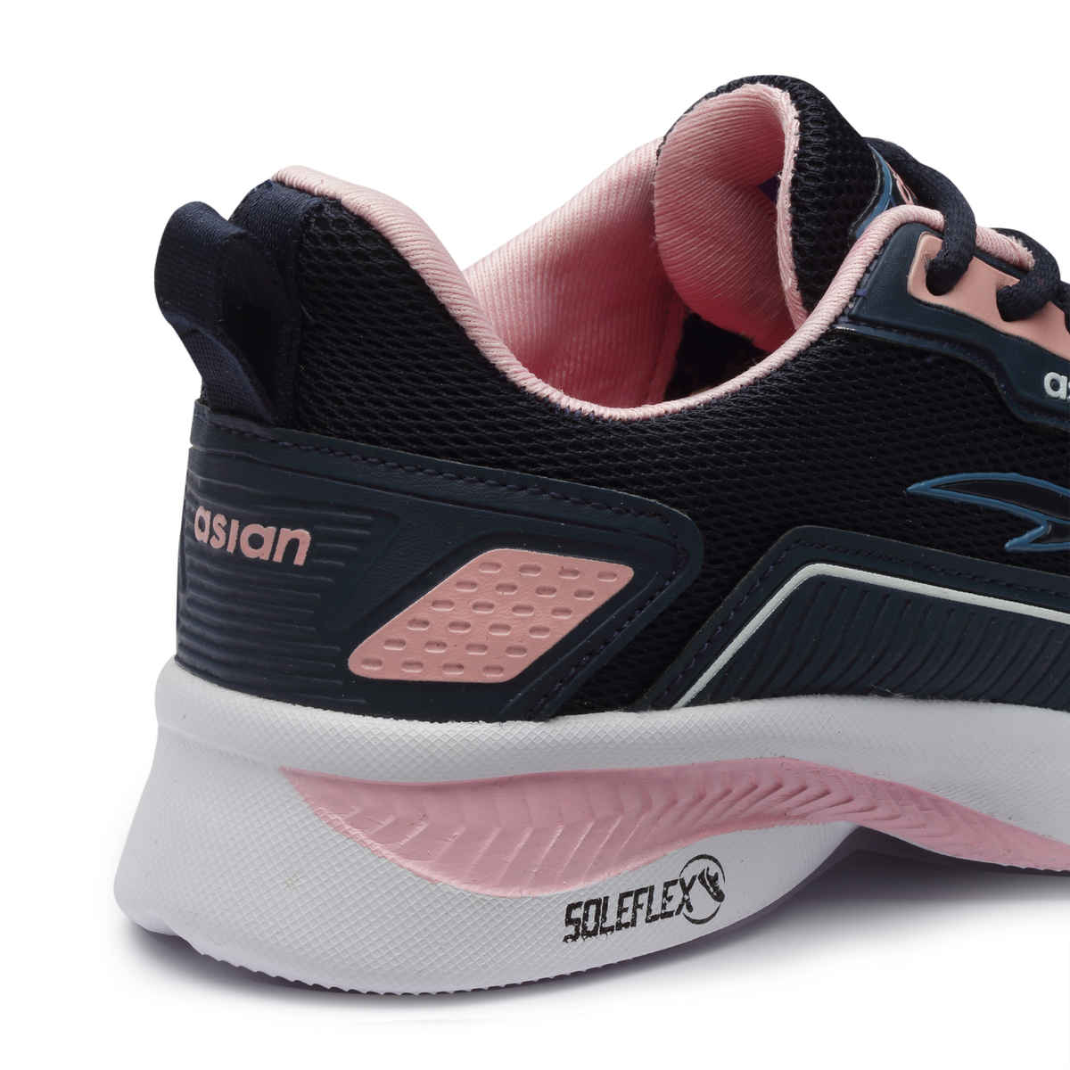 Asian Women's Lace up Sports Shoes | FIREFLY-08 | Navy | UK 6