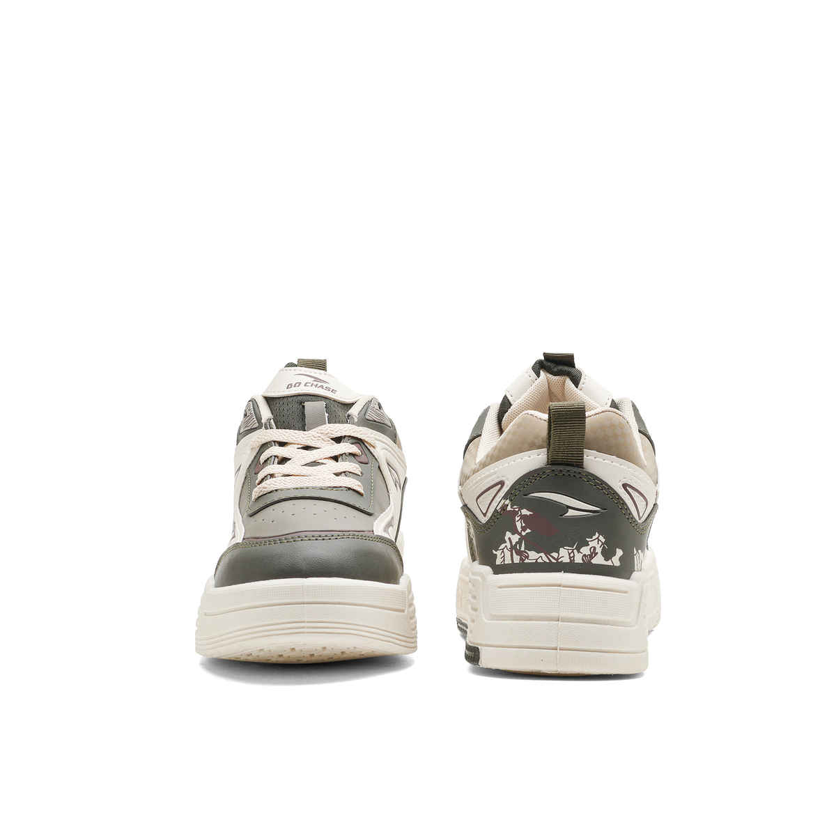 Asian Men's Lifestyle-02 Cream Beige Sneakers UK-9