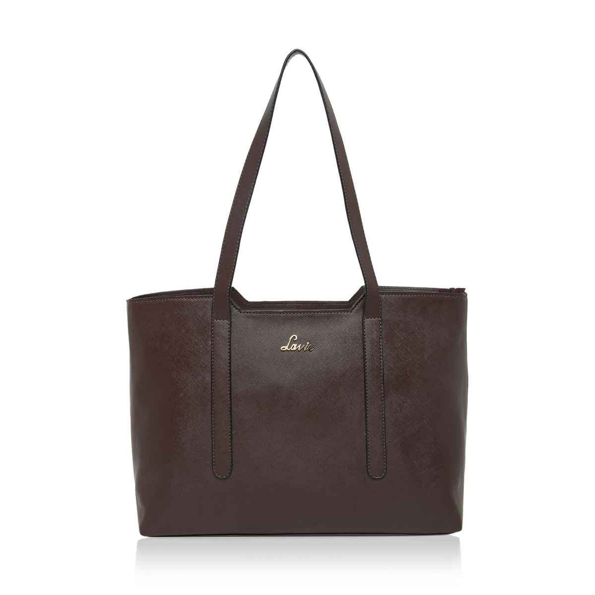 Lavie Women's Batsu Synthetic Leather Tote Bag | Medium | Maroon