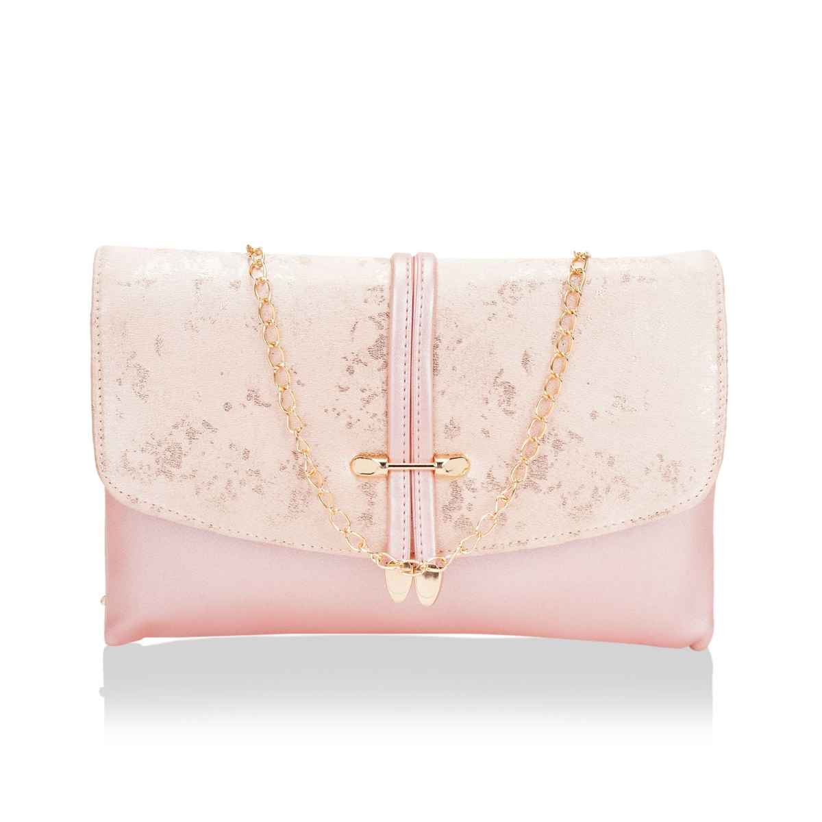 Lavie Women's Chirpy Envelope Clutch | Small | Light Pink
