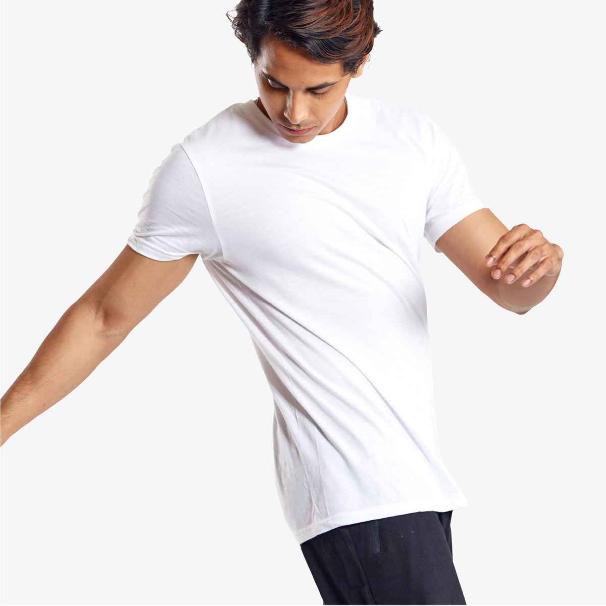 Decathlon Domyos Men's Regular Fit Tshirt | White - S